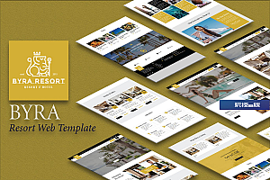 Byra – 酒店及度假村Template Kit