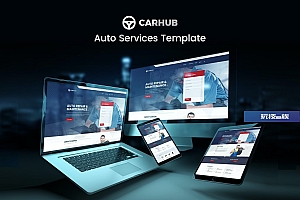 Carhub-汽车服务模板套件