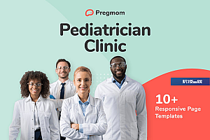 Pregmom – 儿科医生诊所Elementor模板工具包
