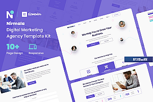Nirmala – 数字营销机构Elementor模板工具包