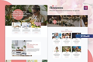 Flossom – 花店Elementor模板工具包