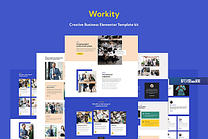 Workity- 创意业务Elementor模板工具包