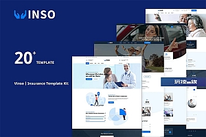 Vinso |保险Elementor模板工具包
