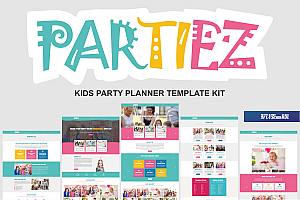 Partiez – 儿童聚会策划 Template Kit