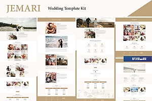 Jemari – 婚礼 Elementor Template Kit