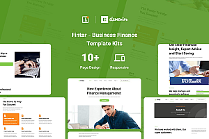 Fintar -财务管理 Elementor Template Kit