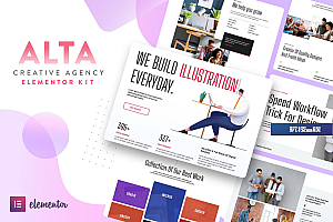 ALTA – 创意机构Elementor模板工具包