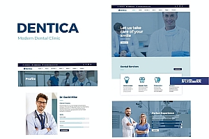 Dentica – 牙科诊所Elementor模板工具包