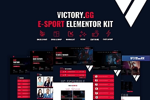 Victory – 电竞和游戏 Elementor Template Kit