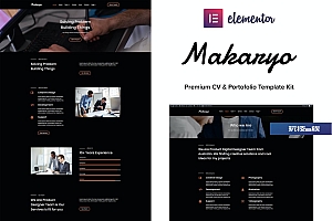 Makaryo – 简历和作品集 Elementor Kit