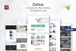 CETUS – 创意组合Elementor模板工具包