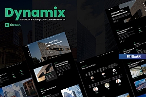 Dynamix -建筑 Elementor Template Kit