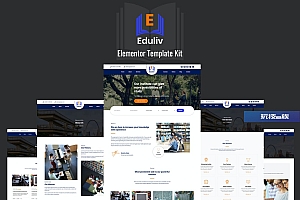 Eduliv-教育元素模板套件