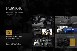 FabPhoto-摄影和作品集模板套件