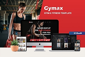 Gymax-健身房,健身模板套件