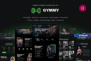 Gymmy | 运动与健身 Elementor Template Kit