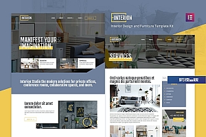 Interion – 室内设计Elementor模板工具包