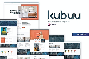 Kubuu – 房地产Elementor模板工具包