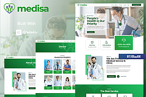 Medisa – 医疗Elementor模板工具包