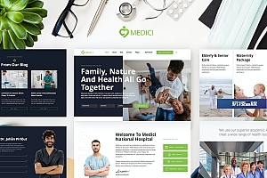 Medici-医院与卫生服务模板套件