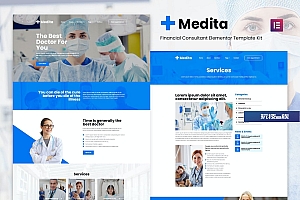 Medita – 医疗服务Elementor模板工具包