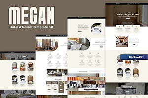Megan – 酒店预订模板工具包