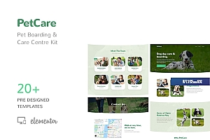 PetCare-宠物寄养和护理中心模板套件