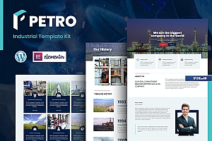Petro-工业元素模板套件