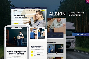 Albion – 搬家公司Elementor模板工具包