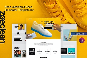 Zoeclean – 鞋清洁和商店 Template Kit