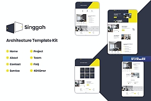 Singgah -建筑 Elementor Template Kit