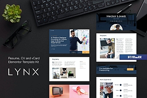 Lynx – 简历Elementor模板工具包
