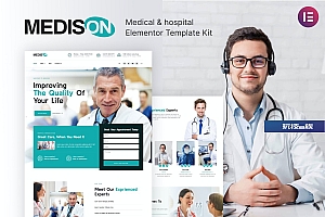 Medison -医院与卫生保健诊所Elementor Template Kit