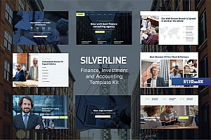 Silverline – 金融与投资 Elementor Template Kit