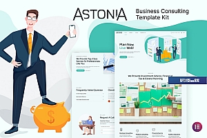 Astonia – 商业咨询 Elementor Template Kit