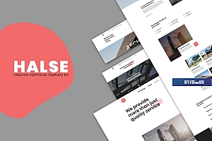 Halse – 建筑与室内设计 Elementor Template Kit