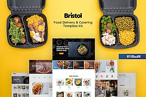 Bristol – 送餐和餐饮 Elementor Template Kit