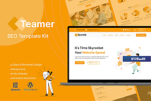 Teamer – SEO  Marketing Elementor Template Kit