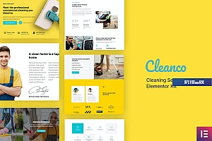 Cleanco – 清洁服务公司模板工具包