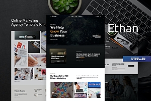 Ethan – 网络营销机构Elementor模板工具包