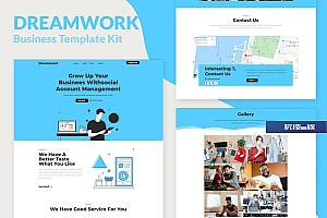 Dreamwork – 企业管理Elementor模板工具包