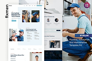 Fixmen – 杂工和维护 Elementor Template Kit