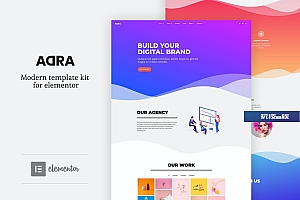 Adra – 现代与创意 Elementor Template Kit