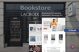 LaCroix – 作者和出版商 Elementor Template Kit