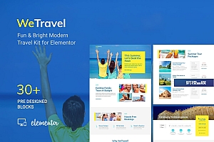 WeTravel-旅行和旅游模板模板