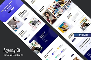 AgencyKit – 作品集 Elementor Template Kit