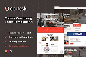 Codesk – 共享空间 Elementor Template Kit