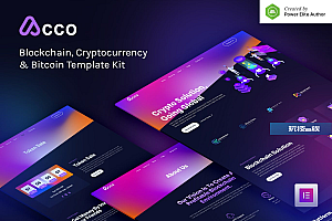 Acco – 区块链加密货币和比特币 Elementor Template Kit