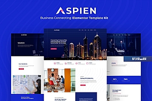 Aspien -业务连接Elementor模板工具包