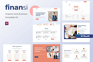 Finansi – 金融与商业s Elementor Template Kit